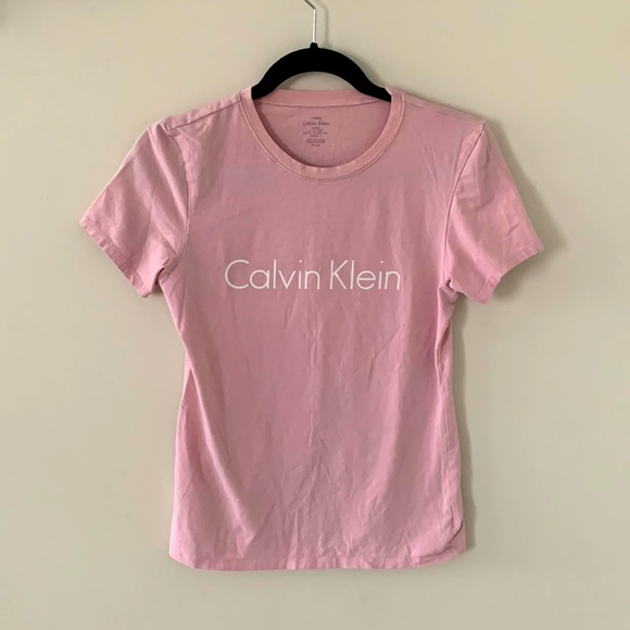 Light Pink Calvin Klein T Shirt - Picture 1 of 4